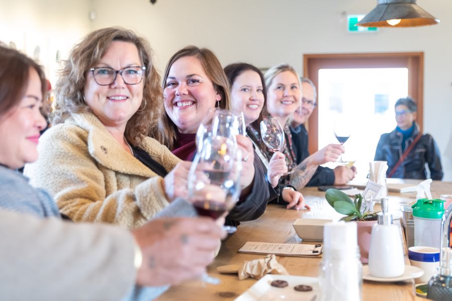 <who>Photo Credit: NowMedia/Gord Goble</who> Scene from Three Sisters Winery