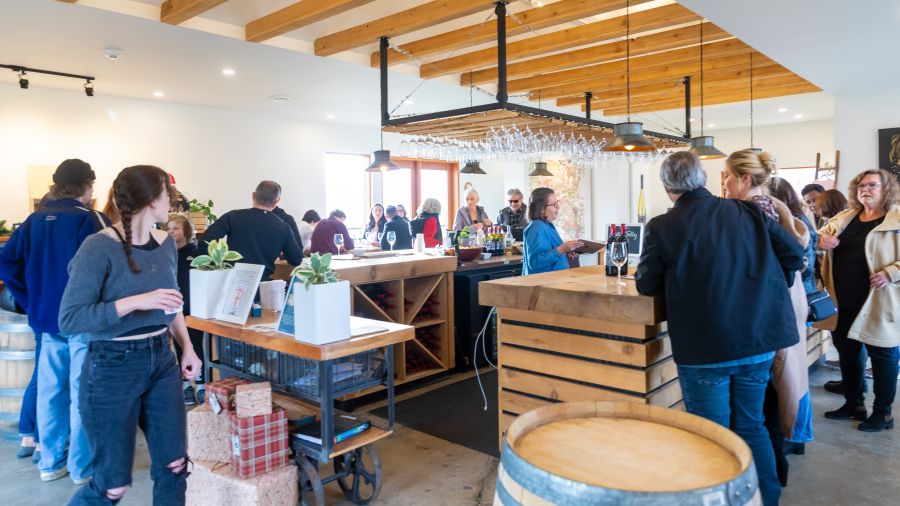 <who>Photo Credit: NowMedia/Gord Goble</who> Scene from Three Sisters Winery