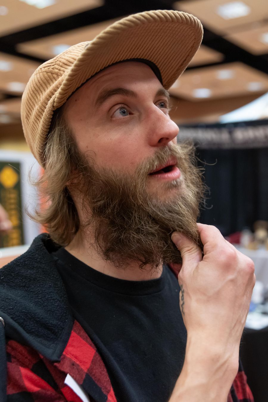 <who>Photo Credit: Gord Goble</who> Sid Ruhland ponders his chin