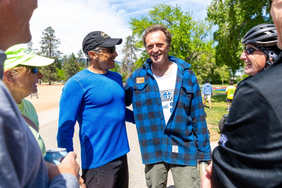<who>Photo Credit: Gord Goble</who> Hugh Fisher (in tartan)