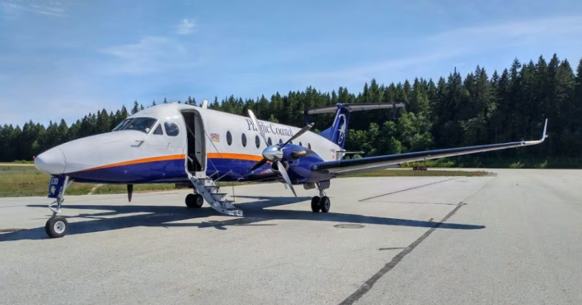 <who> Photo Credit: Pacific Coastal Airlines
