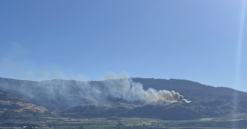 <who> Photo Credit: BCWS </who> The fire on Aug. 11.