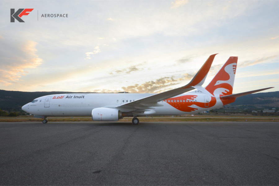</who>The Air Inuit Boeing 737-800 Combi Conversion is half cargo-half passenger jet.