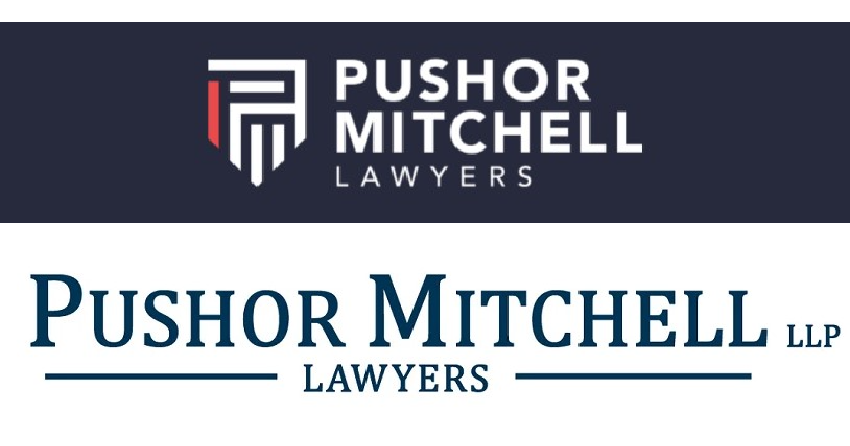 </who>The firm's new logo, top, and old logo, bottom.