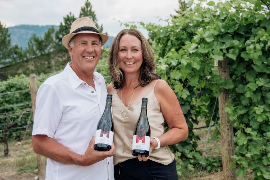 <who>Photo credits: Meyer Family Vineyards</who>JAK and Janice Meyer, above, own Meyer Family Vineyards in Okanagan Falls, which was just named the No. 2 winery in Canada at the WineAlign National Wine Awards of Canada. Below, some of the medal-winning wines.
