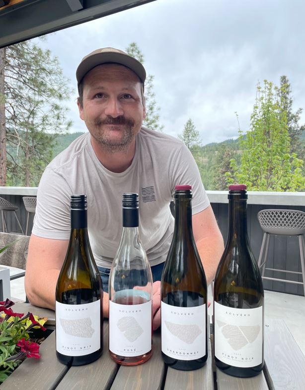 <who>Photo credit: Steve MacNaull/NowMedia Group</who>Matt Sartor is the viticulturalist, and sometimes tasting host, at Solvero Wines in Summerland.