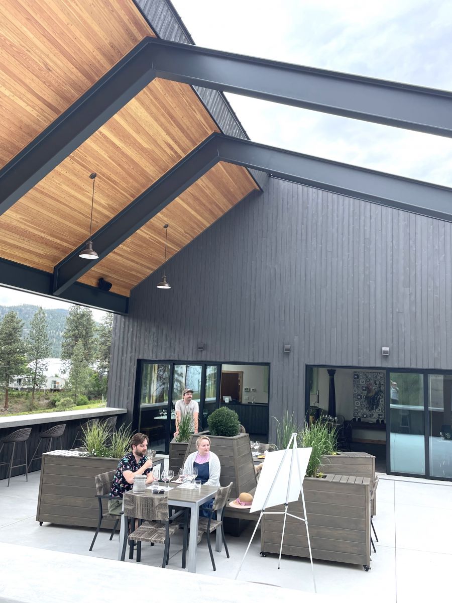 <who>Photo credit: Steve MacNaull/NowMedia Group</who>Solvero's tasting patio is open daily, 11 am to 5 pm.