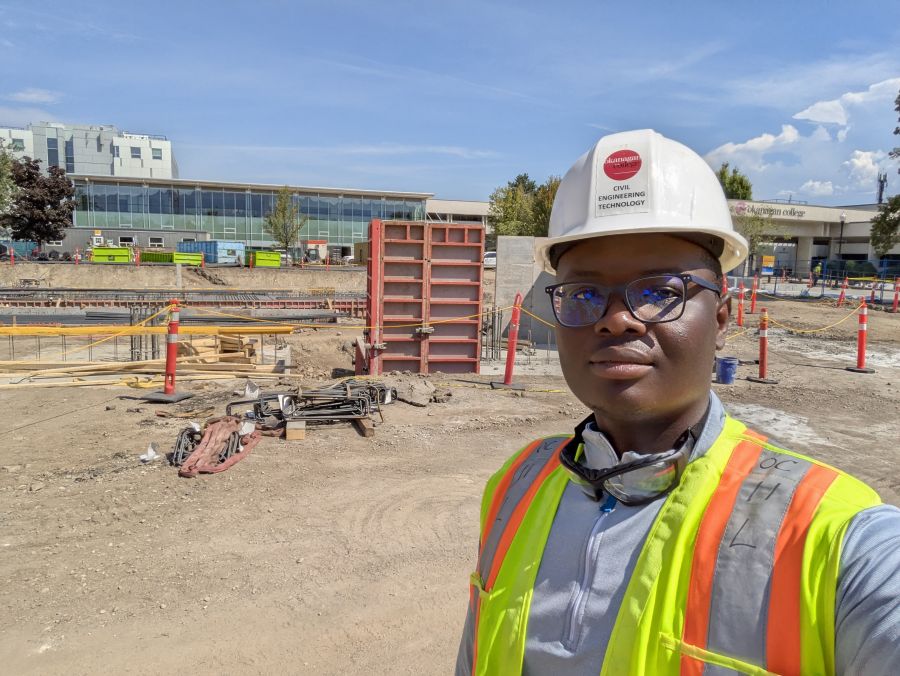<who>Photo Credit: Okanagan College</who>Akinkunmi Faluyi