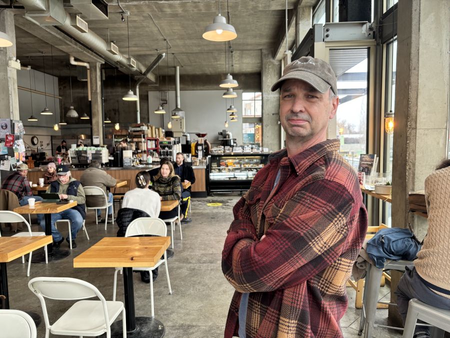 <who> Photo Credit: KelownaNow </who> Allan Lang, Bean Scene Coffee Works