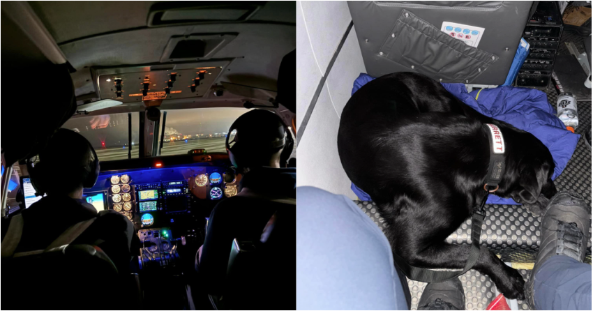 <who> Photo credit: COSAR </who> Search teams returning home.