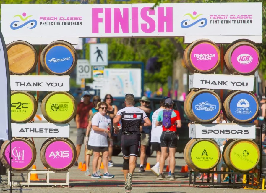 <who> Photo Credit: NowMedia/Gord Goble</who> The 2022 Peach Classic Triathlon.