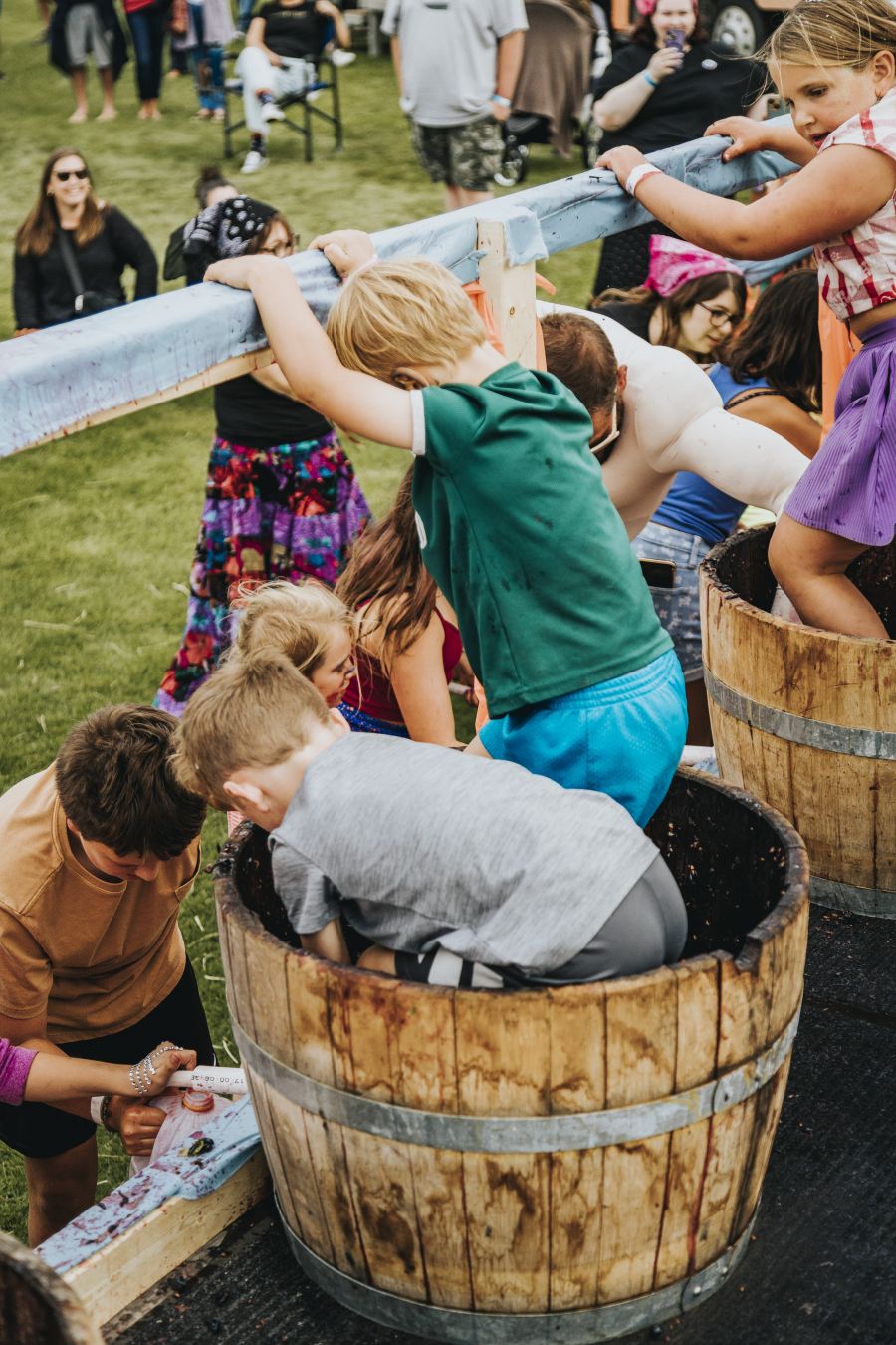 <who>Photo credit: Oliver Osoyoos Wine Country</who>For the first time, the Grape Stomp at the Festival of the Grape will have a kids competition.