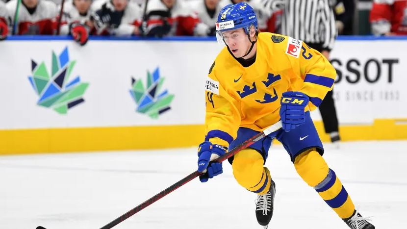 <who>Photo Credit: NHL.com</who>Canucks fans are hoping to see Jonathan Lekkerimäki in the NHL lineup soon.