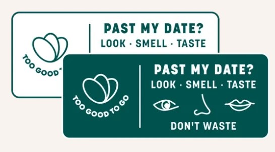 <who>Photo credit: Too Good To Go</who>'Look-Smell-Taste' labels were launched today in BC.
