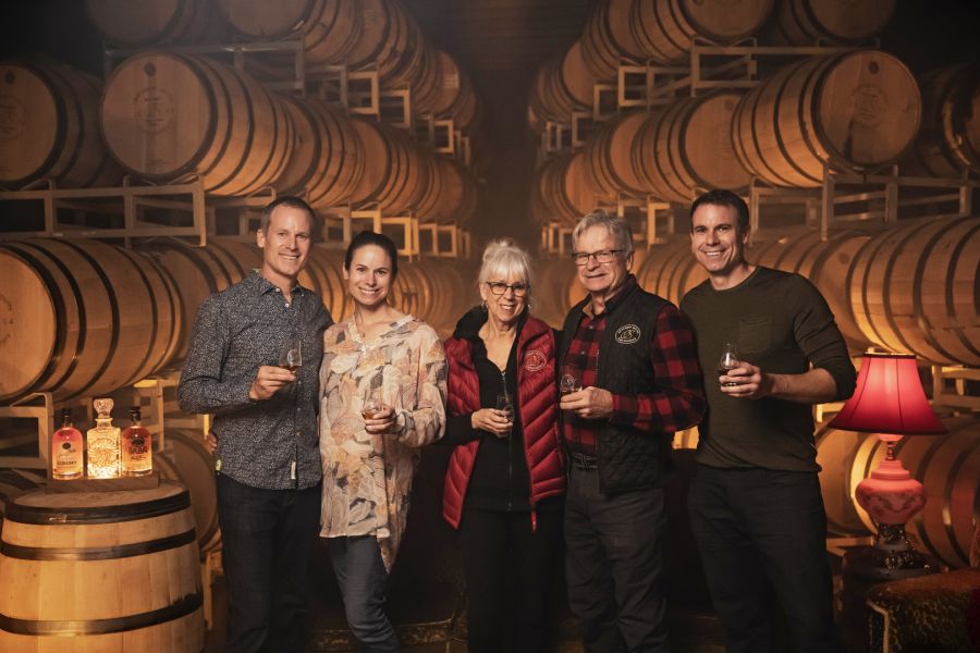 <who>Photo Credit: Contributed</who>The Dyck family - Okanagan Spirits