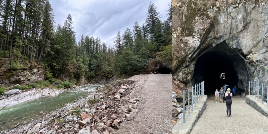<who>Photo Credit: NowMedia</who>The lead-up and entrance to the first tunnel in August 2024, around a month after the park reopened.