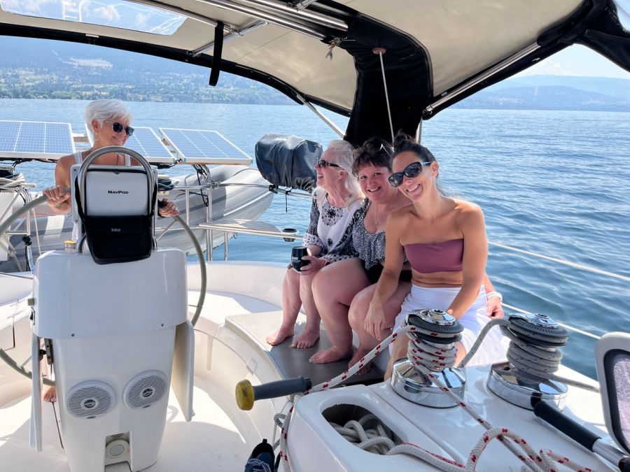 <who>Photo credit: Winds of Change Expeditions</who>The anam Cara can take out six guests at a time.