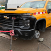 Merritt road maintenance company seeks tips on truck tire thief