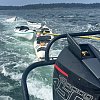 A dozen kayakers in distress rescued off the BC Coast