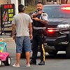 Man busted for impaired driving while riding toy Barbie Jeep through BC city