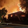 Firefighter makes life-saving rescue from destructive overnight fire in the Shuswap