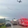 <span style="font-weight:bold;">UPDATE:</span> Firefighters safely evacuated after getting trapped by northern Alberta wildfire