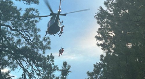 Hikers rescued from bottom of waterfall in Fintry