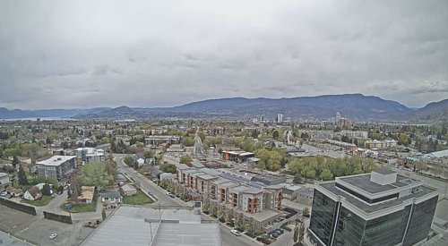 Kelowna weather: Cloudy, chance of showers