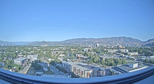 Kelowna weather: Sunny all day, no rain, high of 25ºC