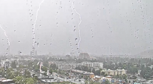 Severe thunderstorm watch issued for the Okanagan
