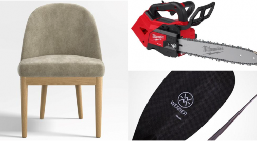 Recalled: Chainsaws that could lacerate, chairs that could break and paddles that could lead to drowning