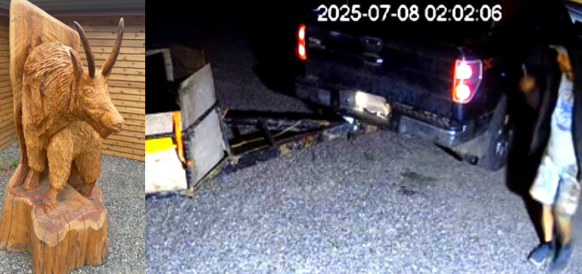 South Okanagan, Similkameen RCMP seek tips on stolen statue