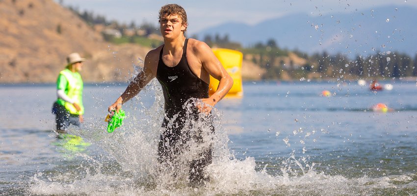 PHOTOS: Turnout up, winners all over at 'Across the Lake Swim Skaha Lake'