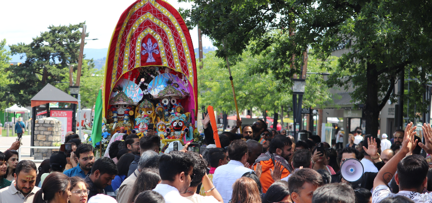 Plenty of smiles and dancing at the 2nd annual Kelowna Ratha Yatra festival